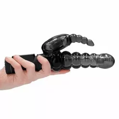 Shots Toys Rabbit Vibrator Rotating Bubbles - Zwart -Clitoris Vibrators Verkoop rabbit vibrator rotating bubbles zwart hand