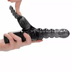 Shots Toys Rabbit Vibrator Rotating Bubbles - Zwart -Clitoris Vibrators Verkoop rabbit vibrator rotating bubbles zwart zij