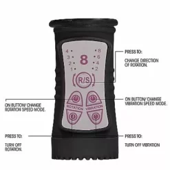 Shots Toys Rabbit Vibrator Rotating Rabbit - Zwart -Clitoris Vibrators Verkoop rabbit vibrator rotating rabbit zwart remote