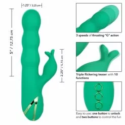 Calexotics Boundless Rabbit Vibrator Sonoma Satisfier - Groen -Clitoris Vibrators Verkoop rabbit vibrator sonoma satisfier groen 3