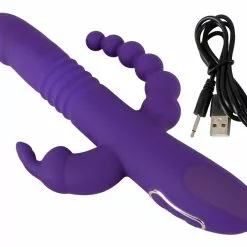 Sweet Smile Rabbit Vibrator Thrusting Pearl Triple -Clitoris Vibrators Verkoop rabbit vibrator thrusting pearl triple 7