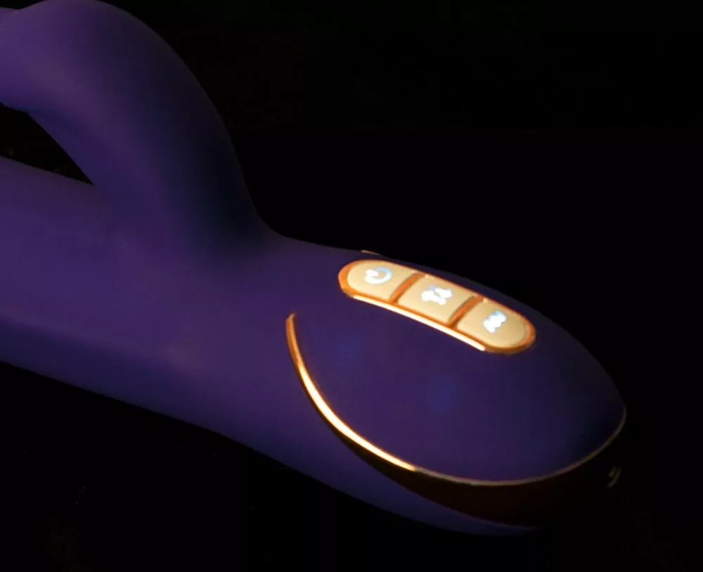 Vibe Couture Rabbit Vibrator Tres Chic - Paars 13 Vibe Couture Rabbit Vibrator Tres Chic - Paars - Afbeelding 11