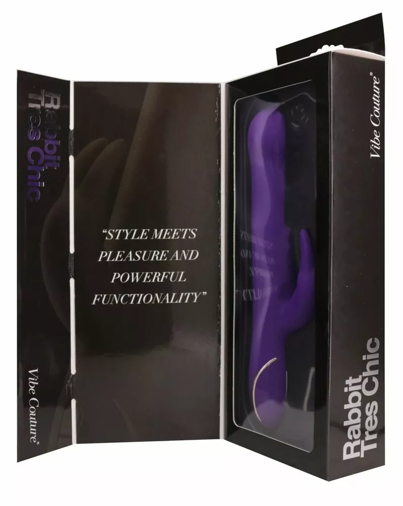 Vibe Couture Rabbit Vibrator Tres Chic - Paars 9 Vibe Couture Rabbit Vibrator Tres Chic - Paars - Afbeelding 7