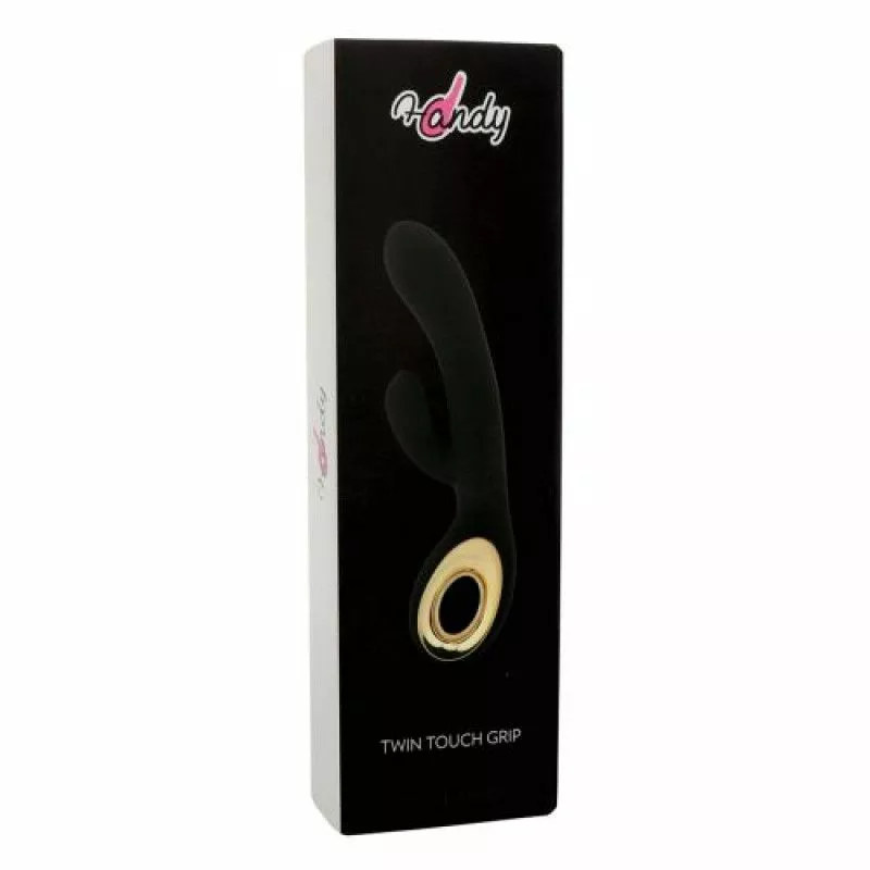 Toyz4lovers Rabbit Vibrator Twin Touch - Zwart 6 Toyz4lovers Rabbit Vibrator Twin Touch - Zwart - Afbeelding 4