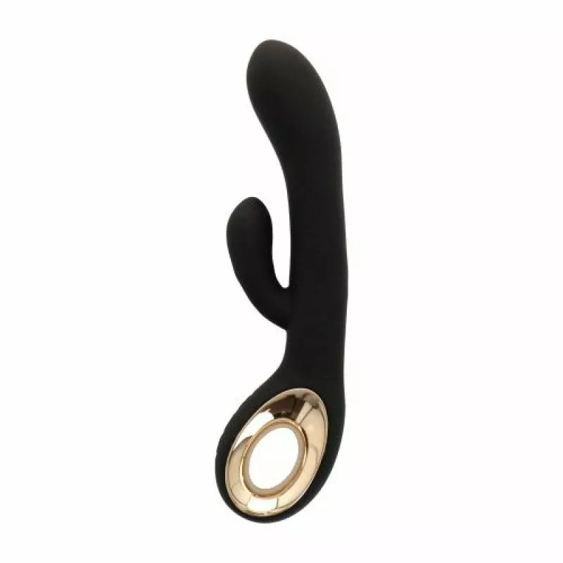 Toyz4lovers Rabbit Vibrator Twin Touch - Zwart 4 Toyz4lovers Rabbit Vibrator Twin Touch - Zwart - Afbeelding 2