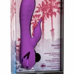 California Exotic Rabbit Vibrator Valley Vamp - Paars -Clitoris Vibrators Verkoop rabbit vibrator valley vamp paars verpakt