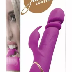 Jülie Stotende Rabbit Vibrator Met Roterende Parels - Roze -Clitoris Vibrators Verkoop rabbit1