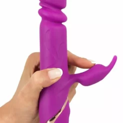 Jülie Stotende Rabbit Vibrator Met Roterende Parels - Roze -Clitoris Vibrators Verkoop rabbit4