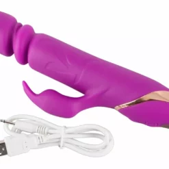Jülie Stotende Rabbit Vibrator Met Roterende Parels - Roze -Clitoris Vibrators Verkoop rabbit5