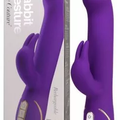 Vibe Couture Rabbit Gesture G-Spot Vibrator - Paars