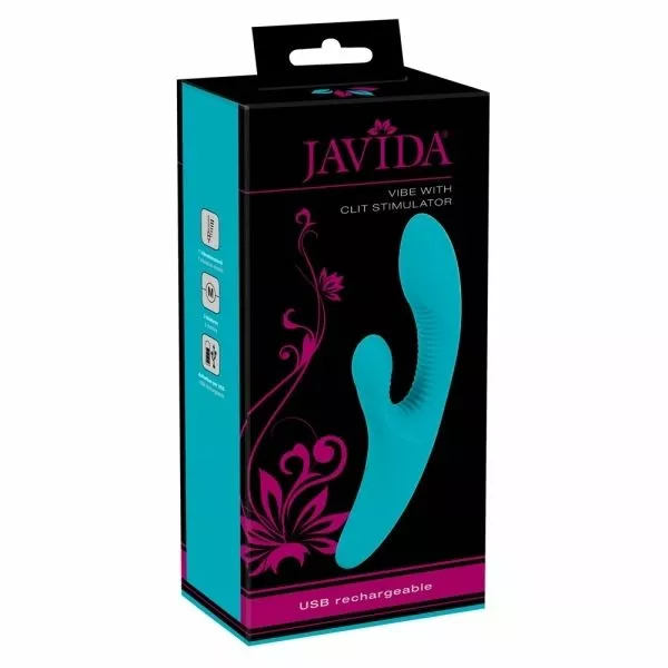 Javida Rabbit Vibrator Turquoise (OP=OP) 4 Javida Rabbit Vibrator Turquoise (OP=OP) - Afbeelding 2