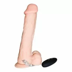 RealRock Vibrerende Realistische Vibrator Met Zuignap - 29,5 Cm