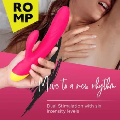 ROMP Rabbit Vibrator Jazz - Roze 16 ROMP Rabbit Vibrator Jazz - Roze -Clitoris Vibrators Verkoop romp rabbit vibrator roze 2