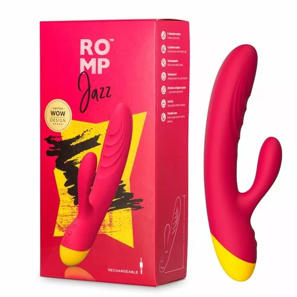 ROMP Rabbit Vibrator Jazz - Roze 3 ROMP Rabbit Vibrator Jazz - Roze