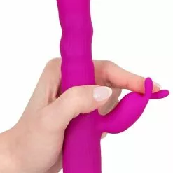 XOUXOU Roterende Rabbit Vibrator Met Beads 15 XOUXOU Roterende Rabbit Vibrator Met Beads -Clitoris Vibrators Verkoop roterende rabbit vibrator met beads bz kopie