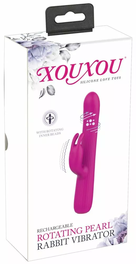 XOUXOU Roterende Rabbit Vibrator Met Beads 5 XOUXOU Roterende Rabbit Vibrator Met Beads - Afbeelding 3