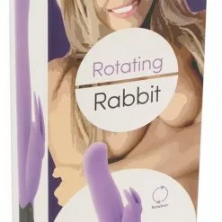 You2Toys Roterende Rabbit Vibrator - Paars 12 You2Toys Roterende Rabbit Vibrator - Paars -Clitoris Vibrators Verkoop roterende rabbit vibrator paars verpakt