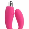 Dreamtoys Roze 7-Speed Silicone Duo Vibrator -Clitoris Vibrators Verkoop roze 7 speed silicone duo vibrator