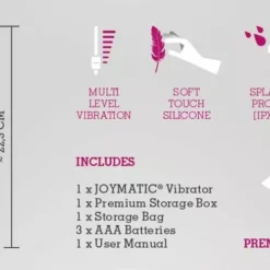 Joymatic Roze Rabbit Vibrator Met Sensor Technologie (OP=OP) -Clitoris Vibrators Verkoop roze rabbit vibrator met sensor technologie afm 1