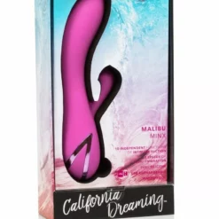 California Exotic Roze Vibrator Met Clitoris Zuigfunctie - Malibu Minx -Clitoris Vibrators Verkoop roze vibrator met clitoris zuigfunctie malibi minx verpakt