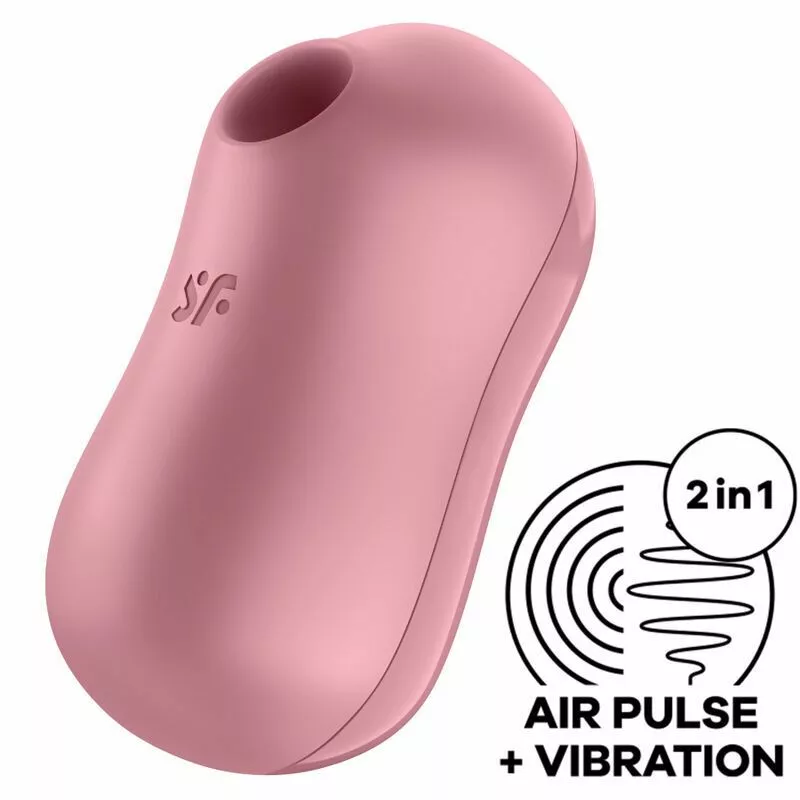 Satisfyer Cotton Candy Luchtdruk Vibrator - Rood 3 Satisfyer Cotton Candy Luchtdruk Vibrator - Rood