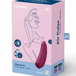 Satisfyer Curvy 1+ Met App Connect - Rood -Clitoris Vibrators Verkoop satisfyer curvy 1 met app connect rood verpakt