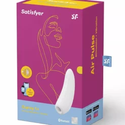 Satisfyer Curvy 1+ Met App Connect - Wit -Clitoris Vibrators Verkoop satisfyer curvy 1 met app connect wit verpakt