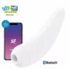 Satisfyer Curvy 2+ Met App Connect - Wit -Clitoris Vibrators Verkoop satisfyer curvy 2 plus wit