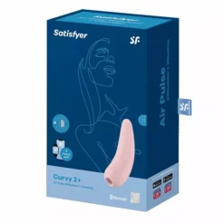 Satisfyer Curvy 2+ Met App Connect - Roze -Clitoris Vibrators Verkoop satisfyer curvy 2 verpakking