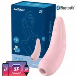 Satisfyer Curvy 2+ Met App Connect - Roze