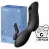 Satisfyer Curvy Trinity 2 Luchtdruk Vibrator - Zwart