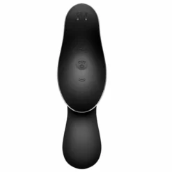 Satisfyer Curvy Trinity 2 Luchtdruk Vibrator - Zwart -Clitoris Vibrators Verkoop satisfyer curvy trinity 2 zwart 3