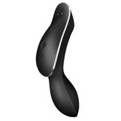 Satisfyer Curvy Trinity 2 Luchtdruk Vibrator - Zwart -Clitoris Vibrators Verkoop satisfyer curvy trinity 2 zwart 4