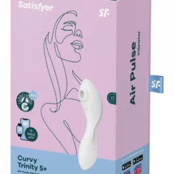 Satisfyer Curvy Trinity 5+ Wit 15 Satisfyer Curvy Trinity 5+ Wit -Clitoris Vibrators Verkoop satisfyer curvy trinity 5 wit 7