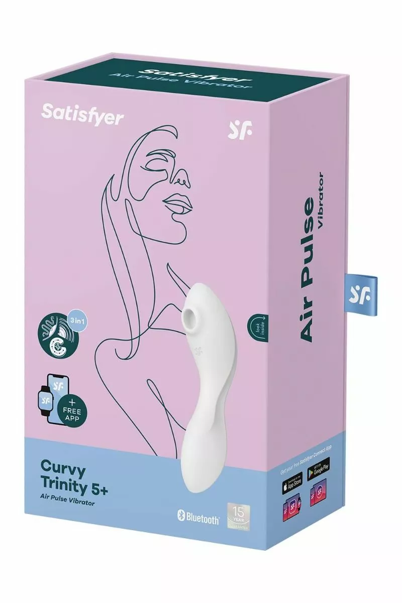 Satisfyer Curvy Trinity 5+ Wit 9 Satisfyer Curvy Trinity 5+ Wit - Afbeelding 7