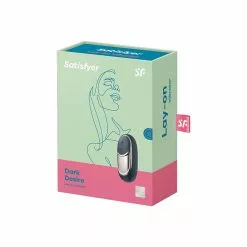 Satisfyer - Dark Desire Lay-On Vibrator -Clitoris Vibrators Verkoop satisfyer dark desire lay on vibrator verpakking