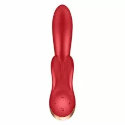 Satisfyer Double Flex Rabbit Vibrator - Rood -Clitoris Vibrators Verkoop satisfyer double flex rabbit vibrator rood voorkant