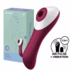 Satisfyer Dual Crush Luchtdruk Vibrator -Clitoris Vibrators Verkoop satisfyer dual crush luchtdruk vibrator