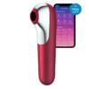 Satisfyer - Dual Love Air Pulse Vibrator Rood -Clitoris Vibrators Verkoop satisfyer dual love air pulse vibrator rood 1