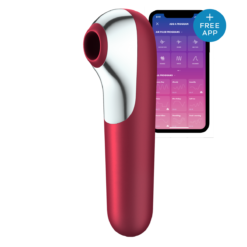 Satisfyer - Dual Love Air Pulse Vibrator Rood