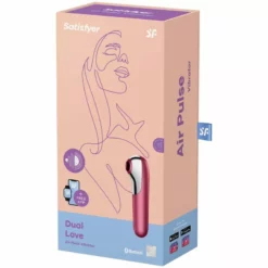 Satisfyer - Dual Love Air Pulse Vibrator Rood -Clitoris Vibrators Verkoop satisfyer dual love vibrator air rood