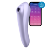Satisfyer - Dual Pleasure Air Pulse Vibrator Paars 1 Satisfyer - Dual Pleasure Air Pulse Vibrator Paars -Clitoris Vibrators Verkoop satisfyer dual pleasure air pulse 1