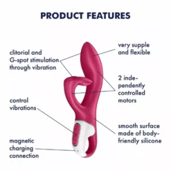 Satisfyer Embrace Me Rabbit Vibrator - Berry -Clitoris Vibrators Verkoop satisfyer embrace me berry 8