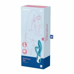 Satisfyer Embrace Me Rabbit Vibrator - Turquoise -Clitoris Vibrators Verkoop satisfyer embrace me turkoois 6