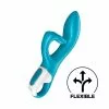 Satisfyer Embrace Me Rabbit Vibrator - Turquoise -Clitoris Vibrators Verkoop satisfyer embrace me turkoois 7