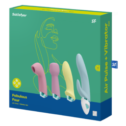 Satisfyer Fabulous Four - Multicolor -Clitoris Vibrators Verkoop satisfyer fabulous four multicolor verpakt
