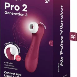 Satisfyer Pro 2 Generation 3 (Met App Control) - Rood -Clitoris Vibrators Verkoop satisfyer pro 2 luchtdruk vibrator met app control rood 4