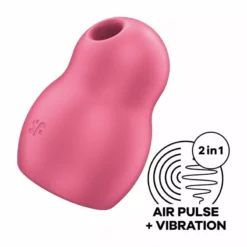 Satisfyer Pro To Go 1 Luchtdruk Vibrator - Rood