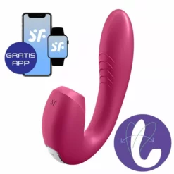 Clitoris Vibrators Verkoop 44 Satisfyer Sunray Luchtdruk Vibrator - Rood