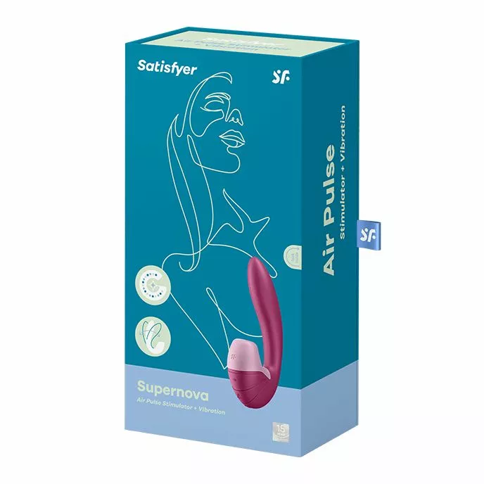 Satisfyer Supernova Luchtdruk Vibrator - Rood 8 Satisfyer Supernova Luchtdruk Vibrator - Rood - Afbeelding 6